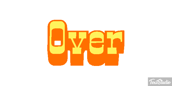 Over Text effect