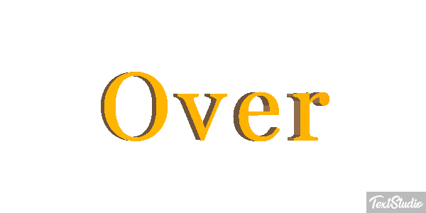 Over Text effect