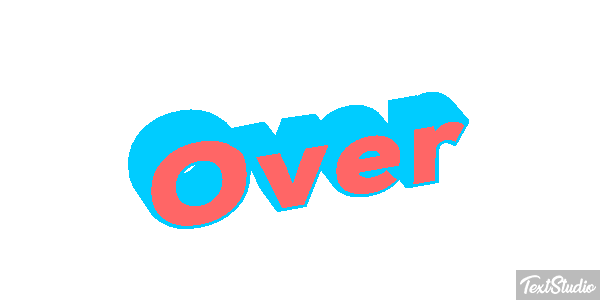 Over Text effect