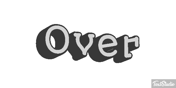 Over Text effect
