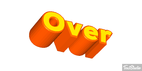 Over Text effect