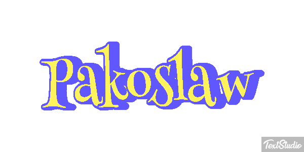 Pakosław Effetto testo