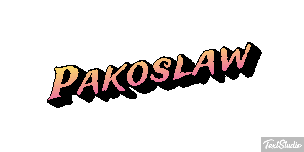 Pakosław Effetto testo