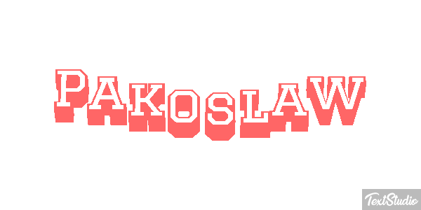 Pakosław Effetto testo