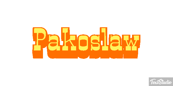 Pakosław Effetto testo
