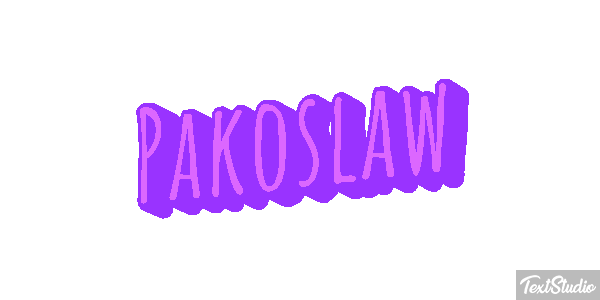 Pakosław Effetto testo
