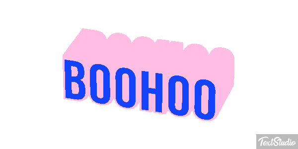 Boohoo Efecto de texto