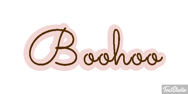 Boohoo Efecto de texto