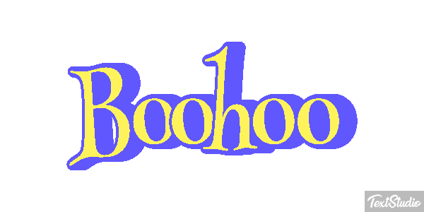 Boohoo Efecto de texto