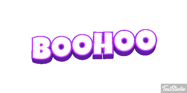 Boohoo Efecto de texto