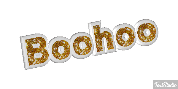 Boohoo Efecto de texto