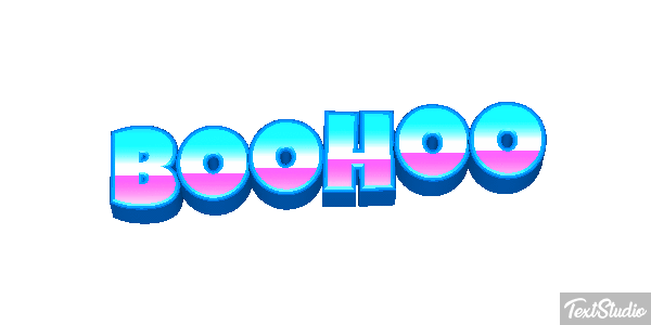 Boohoo Efecto de texto