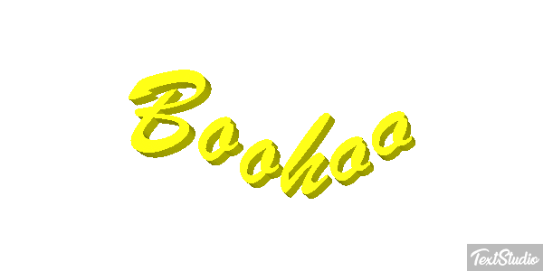 Boohoo Efecto de texto