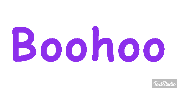 Boohoo Efecto de texto