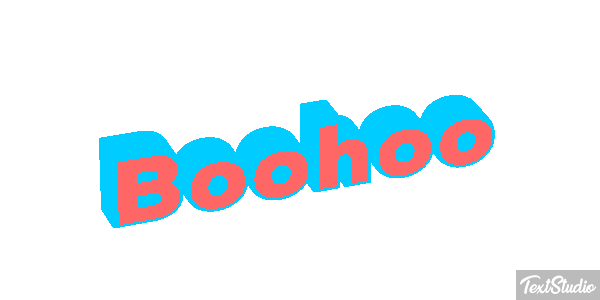 Boohoo Efecto de texto