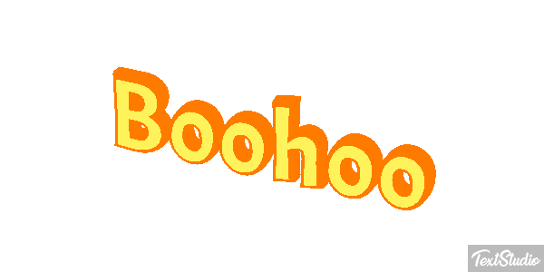 Boohoo Efecto de texto