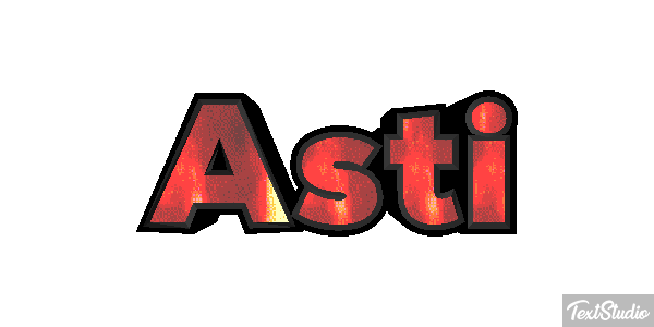 Asti Effetto testo