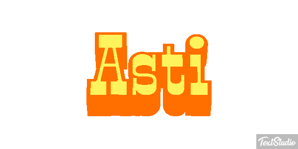 Asti Effetto testo