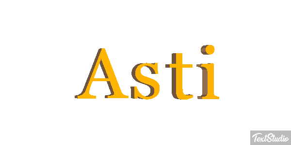 Asti Effetto testo