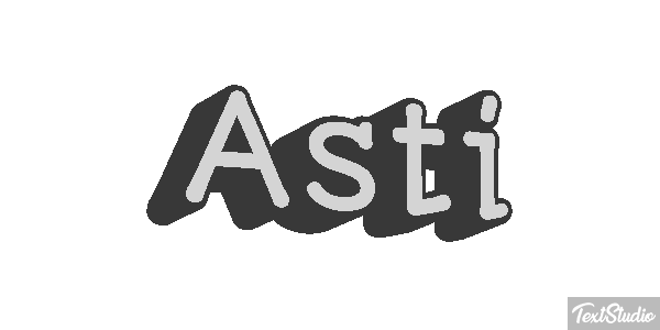 Asti Effetto testo