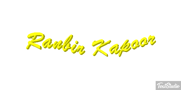 Ranbir Kapoor Efeito do texto