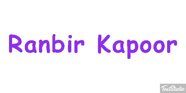 Ranbir Kapoor Efeito do texto