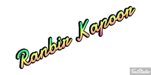 Ranbir Kapoor Efeito do texto
