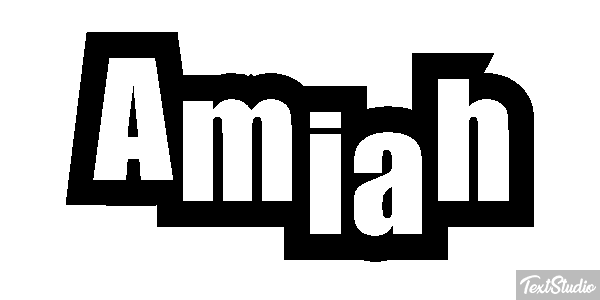 Amiah Text effect