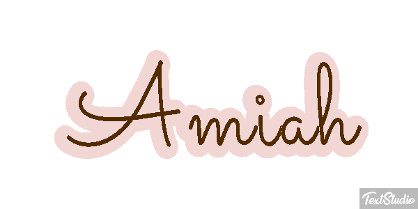 Amiah Text effect