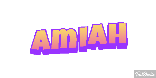Amiah Text effect