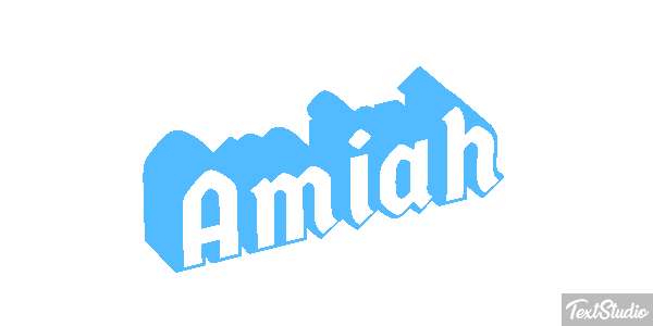 Amiah Text effect