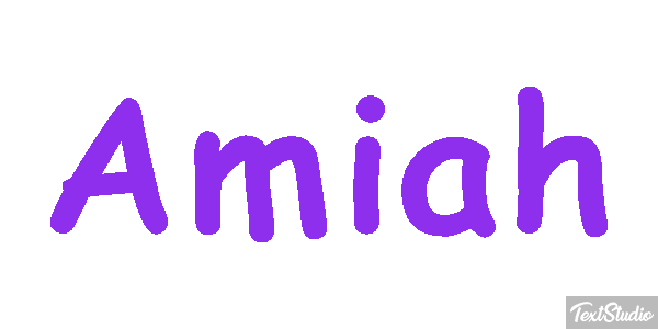 Amiah Text effect
