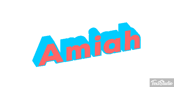 Amiah Text effect