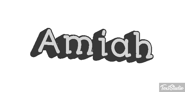 Amiah Text effect