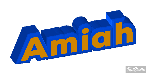 Amiah Text effect