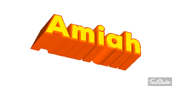Amiah Text effect
