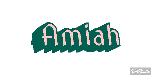 Amiah Text effect