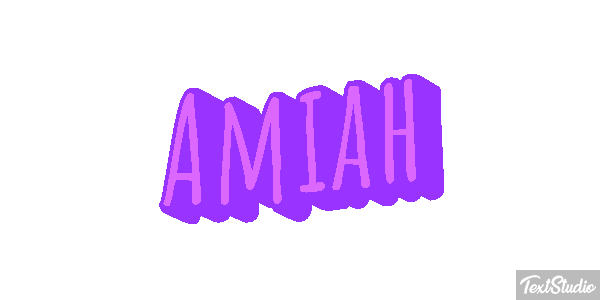 Amiah Text effect