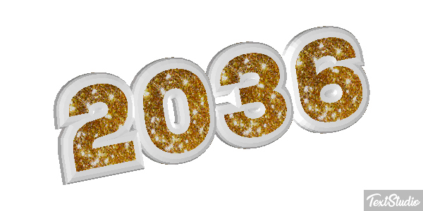 2036 Text effect