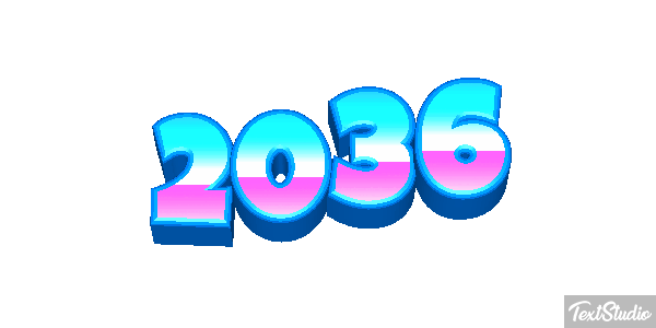 2036 Text effect