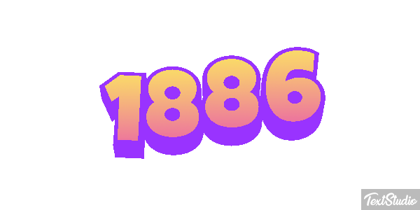 1886 Text effect