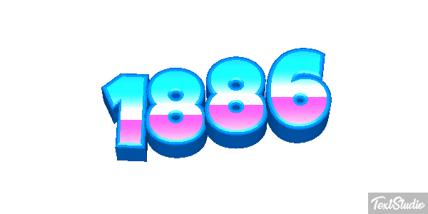1886 Text effect