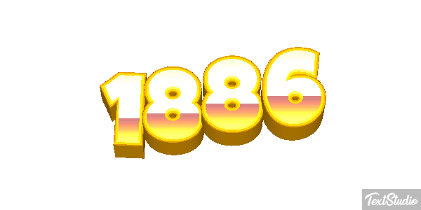 1886 Text effect