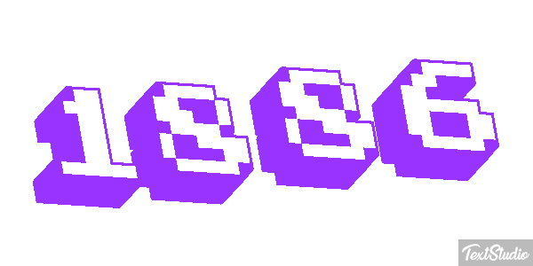1886 Text effect