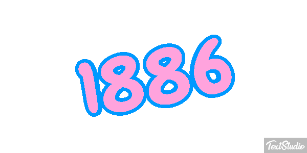 1886 Text effect