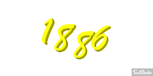 1886 Text effect