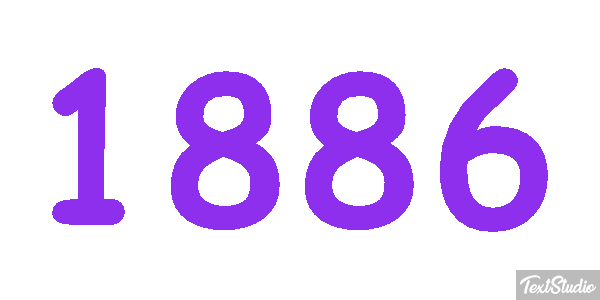 1886 Text effect