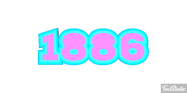 1886 Text effect