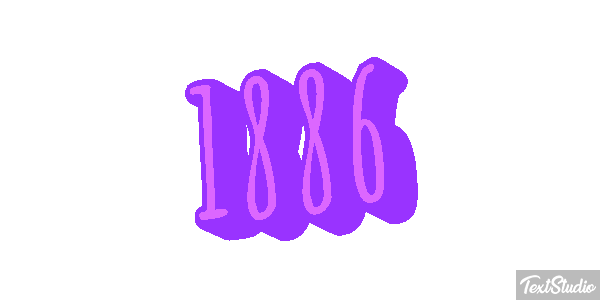 1886 Text effect