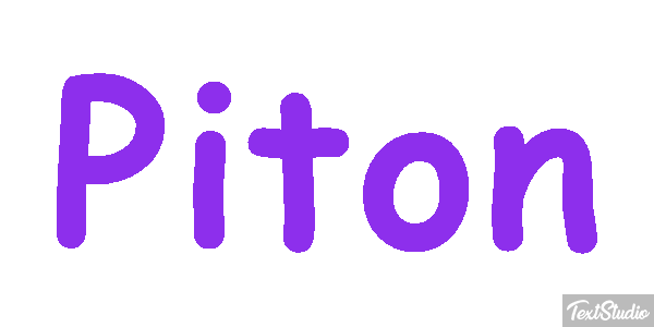 Pitón Efecto de texto